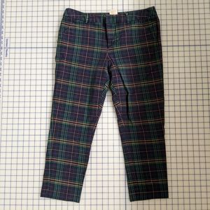 Merona plaid crop pant sz 12